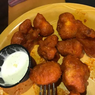 Chicken Tenders tossed in Buffalo Sauce (custom) 10/10
