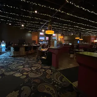 seating and bar