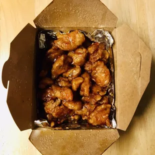 Popcorn Chicken (not crispy, but still good &amp; easy to eat since it&apos;s dark meat!)