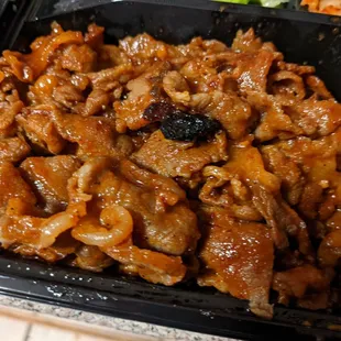 Spicy pork bulgogi