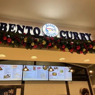 the front of the restaurant