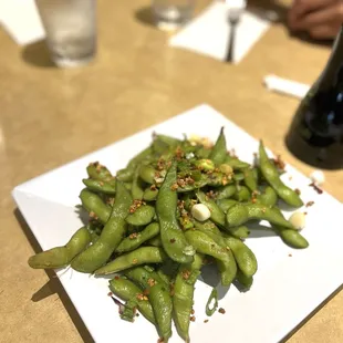 Garlic Edamame