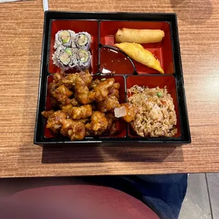 General Tso's Bento Box