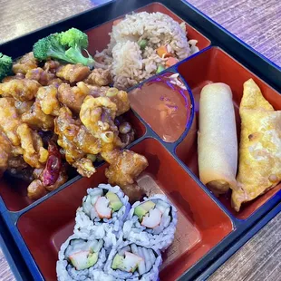 General Tso's Chicken Bento Box