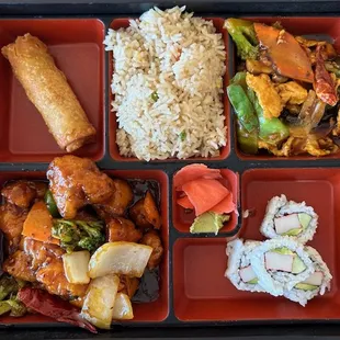 General Tso's &amp; Bento Spicey Chicken