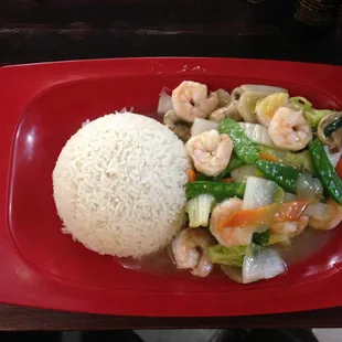Shrimp and Vegetables