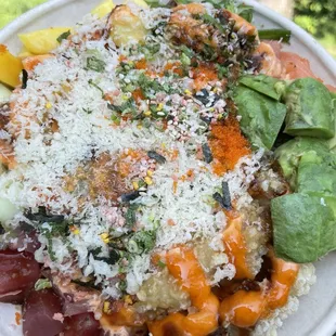 3 Protein Poke Bowl