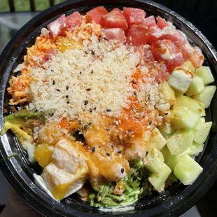 3 Protein Poke Bowl