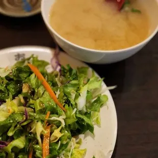 Added the Meal deal to Sushi Roll - Salad and miso soup