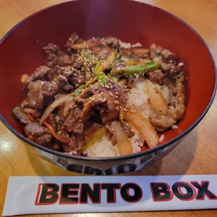 Bulgogi lunch bowl