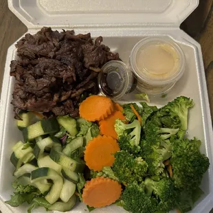 Beef Teriyaki Salad - OO