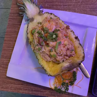 Pineapple fried rice