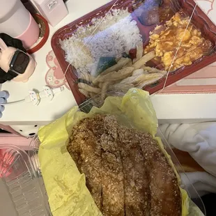 Red Yeast Pork Bento