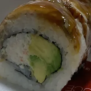 These are so huge sushi and has such a thick layer of rice. This sushi looks much more bigger in the real life.