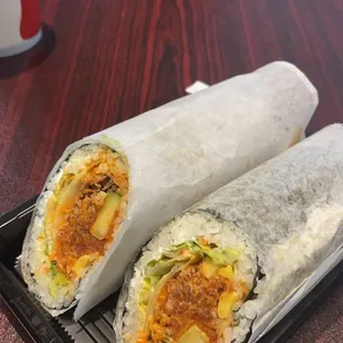 Sushi Spicy Tuna Fish Burrito