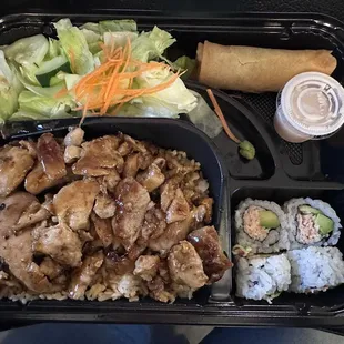 1. Chicken Teriyaki Deluxe Bento