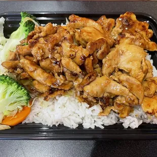1. Chicken Teriyaki Regular Bento - $9.65 - fresh ingredients, piping hot off the grill but white rice too soft, chicken needs more salt