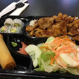 1. Chicken Teriyaki Deluxe Bento