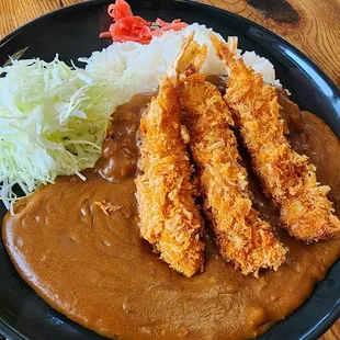 Ebi fry curry (shrimp tempura)