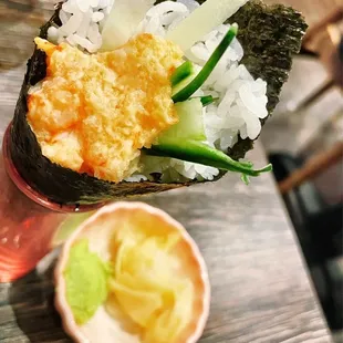 Lobster Handroll $5.