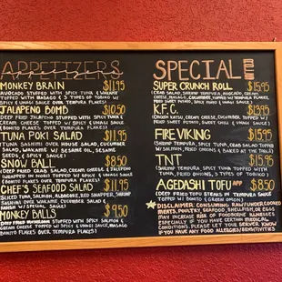 Updated Specials July 2021!