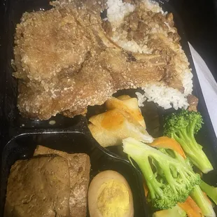 Fried Pork Chop Bento