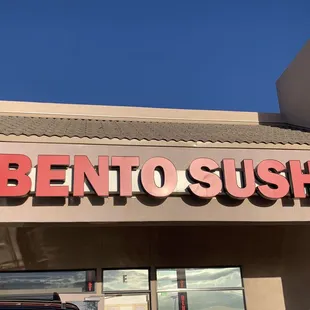 the front of the restaurant