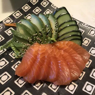 Salmon sashimi