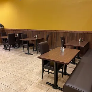 Potion of the seating area