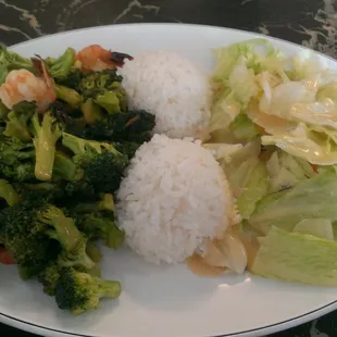 Broccoli and Prawns