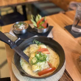 Chicken &amp; Poblano Enchiladas