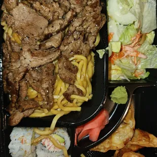 Beef bento box