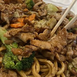 Hibachi Chicken with Noodles