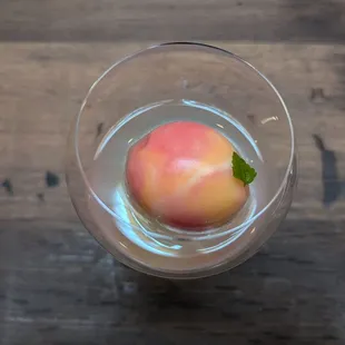 Another dessert. Looks like a peach!
