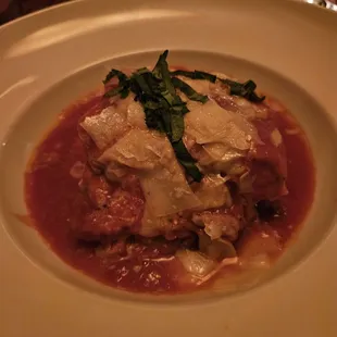 Lasagna.  Outstanding!