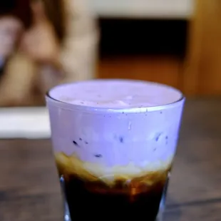 Ube coffee