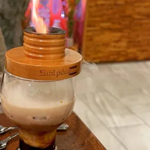 Smoked coffee