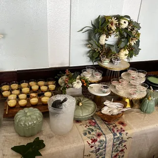 Dessert station