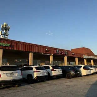 sushi and sashimi, outside