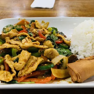 Lunch Thai Basil Chicken! Yum!