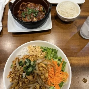 Chicken vermicelli bowl