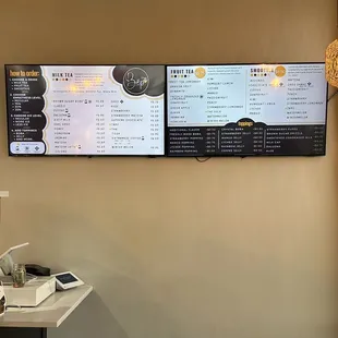 Menu for Boba