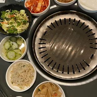 a variety of food items