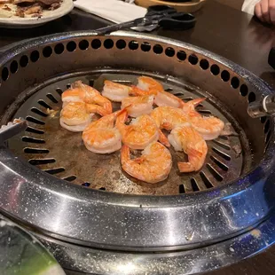 Shrimp on the barbie