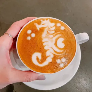 Special latte art