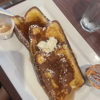 Three Slices of Thick Texas French Toast