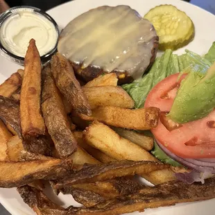 Veggie Melt w/ fries