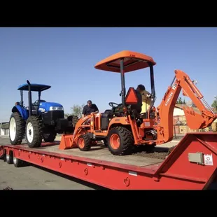 Stacie Gallegly's tractors