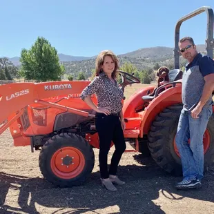 Will Greer used his new Kubota L3901HST to build the fence around his property. The Greers trust and choose BECO for their equipment needs.