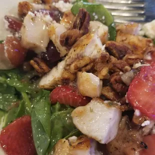 I knew I had a picture. This was one of their summer special salads.